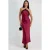 Maxi-jurk met Halternek en Kantdetail