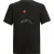 Regatta Heren Fingal Sunset Stretch T-Shirt (Zwart)