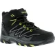 Hi-tec blackout waterdichte wandelschoenen voor jongens zwart