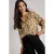 White Stuff Ari Metallic Top Chartreuse Multi