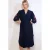LOLALIZA midi jurk donkerblauw