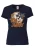 LOGOSHIRT Shirt ‘Tom & Jerry’  beige / donkerblauw / bruin