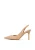 Beige slingback pumps with two-tone monogram KAZAR