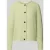 Selected Regular fit gebreid jack van wolmix met alpacawol, model ‘LULU’