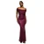 Maxi-jurk voor dames Goddiva Iridescent Sequin Cowl