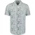 No Excess Shirt short sleeve allover printed blue