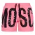 Moschino Heren Logo Zwemshort (Roze)