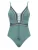 OLYMPIA Badpak  turquoise / goudgeel / zwart / wit