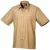 Premier Heren Poplin overhemd met korte mouwen (Khaki)