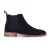 London Brogues Heren Marineblauwe Suède Leren Slip-On Chelsea Enkellaarsjes