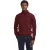 Trui Barbour half zip bordeaux wol