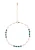 IZIA Voetsieraden  blauw / rose-goud / wit
