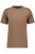 RAGMAN Softknit T-Shirt ronde hals bruin, Effen