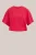 WE Fashion – Dames ballon T-shirt – Regular fit – Felrood – Katoen –