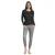 Geribd dames-T-shirt met lange mouwen Admas
