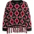IZIA Jumper Dames zwart wit rood