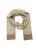 COACH Sjaal ‘METALLIC SIGNATURE C SCARF’  beige / wit