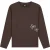 Malelions Junior Relaxed Flower Longsleeve T-Shirt | Brown