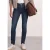 Jeans met Mid Waist-taille en Slim Leg-pijpen in casual pasvorm