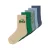 NAME IT MINI katoenen sokken met all over print groen