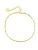 Hey Happiness Voetsieraden ‘Singapore’  goud