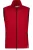 HAKRO Function Fleece vest rood, Effen