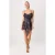 TRENDYOLMİLLA Dames Meerkleurig Abstract Kort / Mini Mouwloos Bodycon Jurken