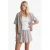 FLURESK regular blazer met krijtstreep taupe