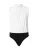 ABOUT YOU Blouse body ‘Bettina’  zwart / offwhite