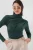 Fitted Colblouse met Drapé Detail