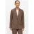 OBJECT regular fit gestreepte blazer – camel