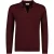 Trui Thomas Maine bordeaux merinowol polo kraag