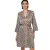 Dames kimono jurk met lange mouwen Selmark P116 Satin Sublime