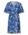 b.young Jurk ‘BYIKAIA’  blauw / wit