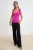 TRENDYOLMİLLA Dames Roze Effen Mouwloos Regular fit Blouses