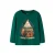 NAME IT MINI longsleeve met borduursels en print – groen