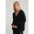 River Woods Black V-neck Sweater Long Sleeves