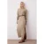Dames platte maxi lange casual/casual shiftjurk