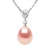 DROP zoetwater parel sieraden 9-10 mm Roze 925
