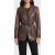 GUESS Gladys Belted Blazer Chocolate Brownie