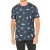 Heren-T-shirt met korte mouwen en ronde hals JFTD01-RIPPED-MULTICOLOR