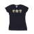 Star Wars Dames/Dames The Mandalorian Grogu Poses Katoenen T-Shirt (Marineblauw)