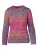 KOROSHI Trui  donkerblauw / oranje / pink