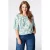 MS Mode top Plus Size met print – groen