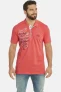 Jan Vanderstorm regular polo JANO Plus Size koraalrood