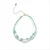 Luxenter armband, ekhao metaallegering en amazoniet, 18K vergulde afwerking