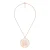 Orphelia Dames 925 Sterling Zilveren Ketting met Hangertje – Roze ZH-6035/1