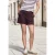 Street One Studio Dames High Waist shorts met knoopdetail in Paars