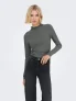 Only Shirt met lange mouwen ONLEMMA L/S HIGH NECK TOP
