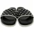 Valentino Garavani Rockstud Slippers in Zwart Leer